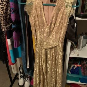 Gold Dress